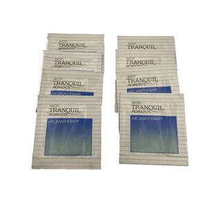 VTG Avon Tranquil Moments Aromatherapy Relaxation Foam Bath Sample Pads NOS 1987